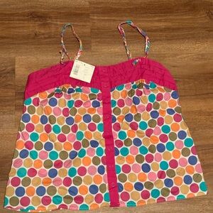 Dillard’s Pink Polka Dot Top